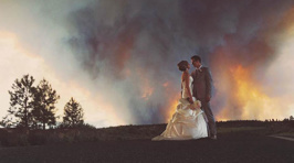 Amazing Wildfire Wedding Photos