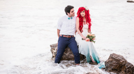 Fantasy Wedding Photo Shoot Inspired by "The Little Mermaid"