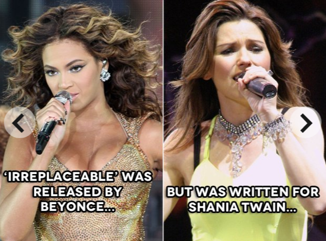 'Irreplaceable' was written by the extremely talented singer and songwriter Ne-Yo, along with production duo Stargate. The track was actually written with a country vibe in mind, and intended to land in Shania Twain or Faith Hill's lap, but when Beyoncé heard it she loved it and took it for herself.