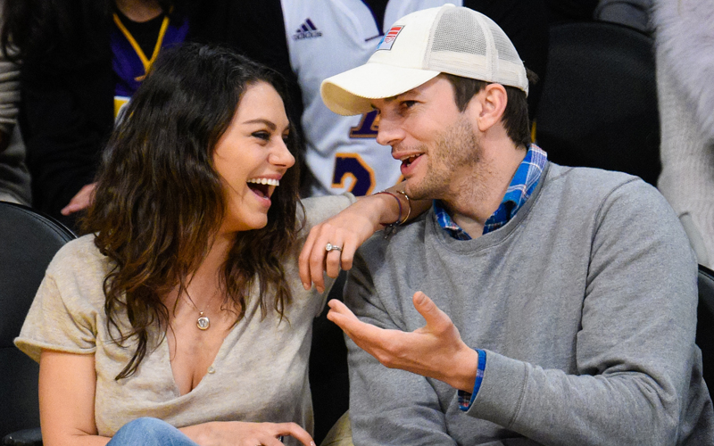 Mila Kunis & Ashton Kutcher Release Official Photo of Their Baby - You Just Have to Guess Which One it is!