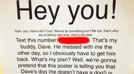 Guy Plays Lost Dog Prank on Friend