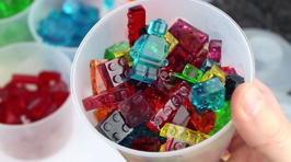 Edible and Stackable LEGO Gummy Candy!