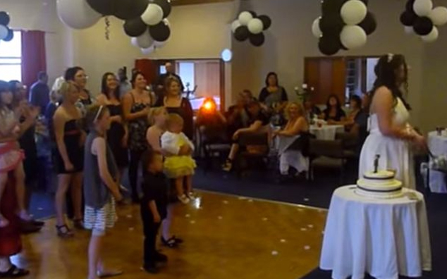 Wedding Guest Drops Baby In Bid To Catch Brides Bouquet