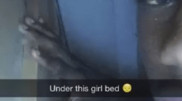 Guy Snapchats Himself Under Girlfriend’s Bed After Her Mum Came Home Early From Work
