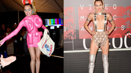 PHOTOS: Miley Cyrus' Looks at the MTV VMAS 2015