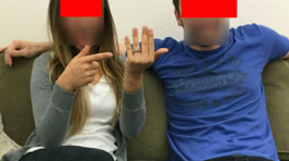 Couple's Engagement Announcement Photo Accidentally Reveals Too Much