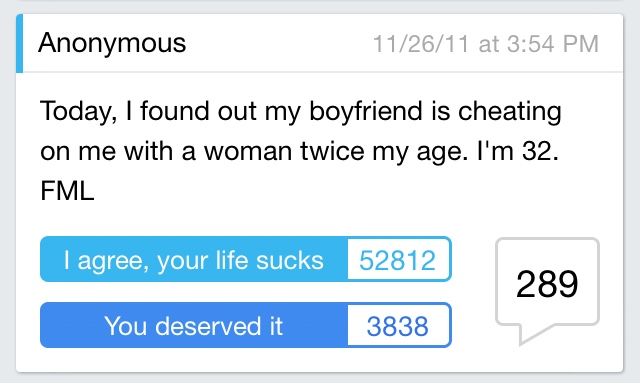 The Greatest FMLs From People Who Have Way Worse Lives Than You