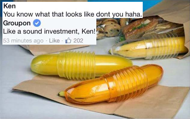This Groupon Employee's Responses to Suggestive FB Comments Are Perfect