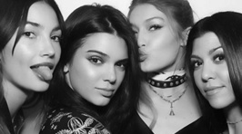 Kendall Jenner Shows Off Nipple Piercing at Gigi Hadid's Party