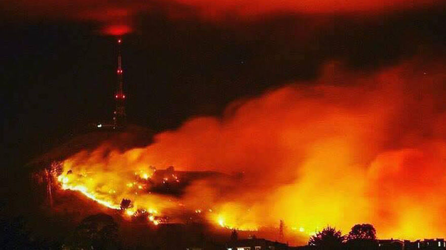 PHOTOS: The Christchurch Port Hills fire
