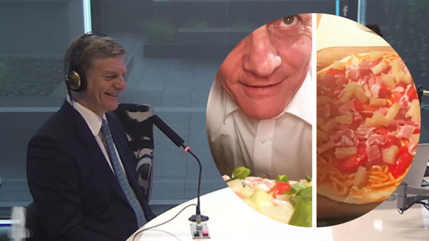 Bill English addresses the cheese issue on THAT pizza