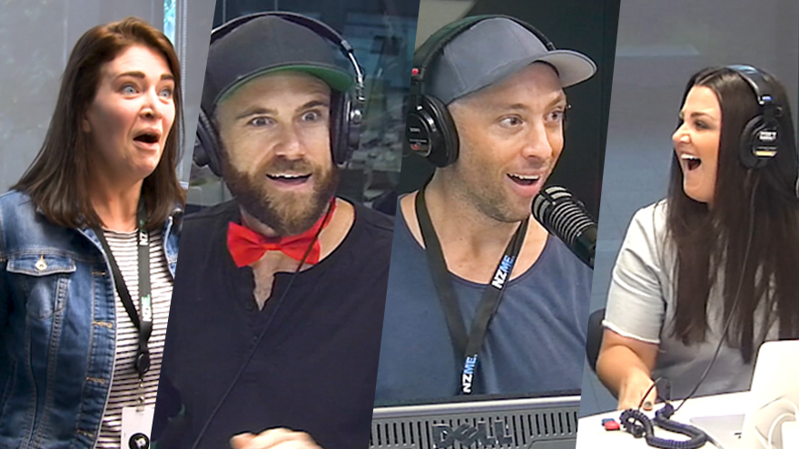 SURPRISE! FVM's ex-producer James flies home from the UK for their last show