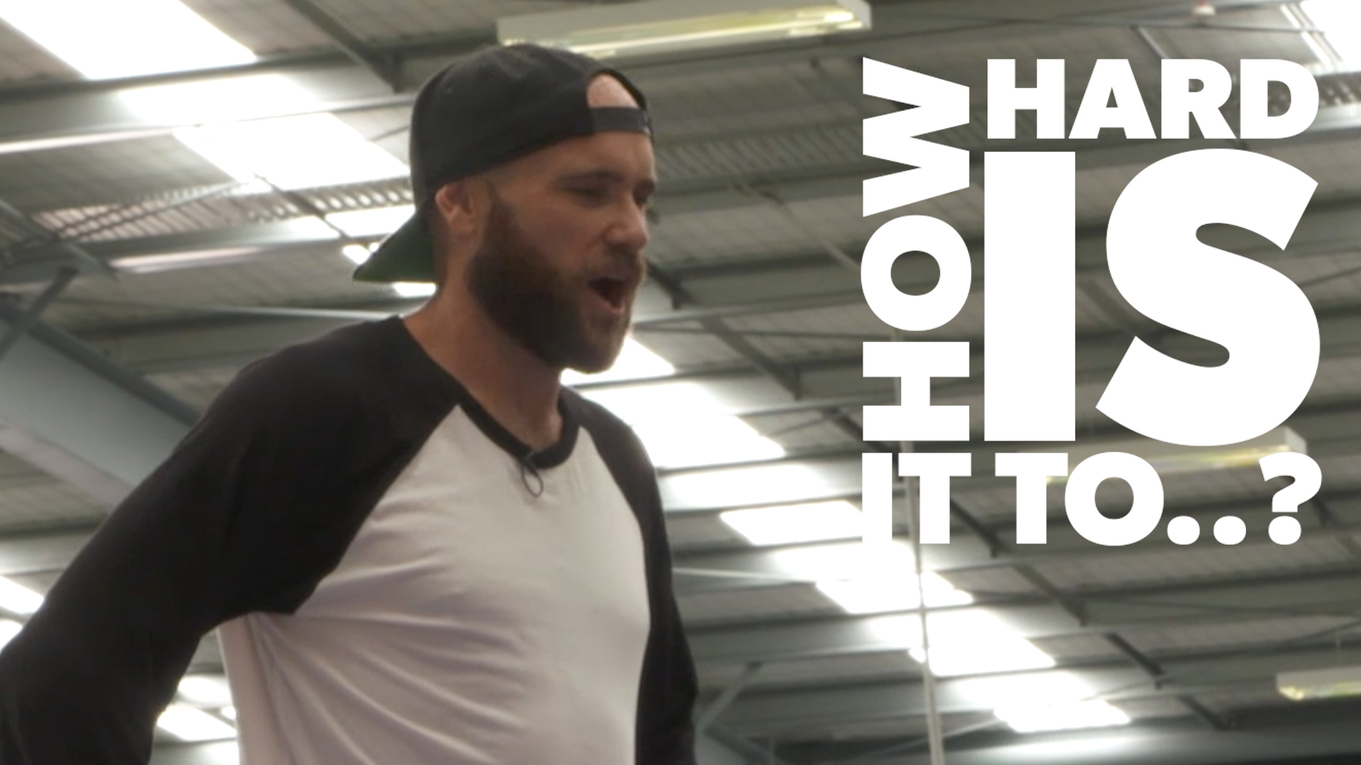 Vaughan discovers how hard it is to backflip