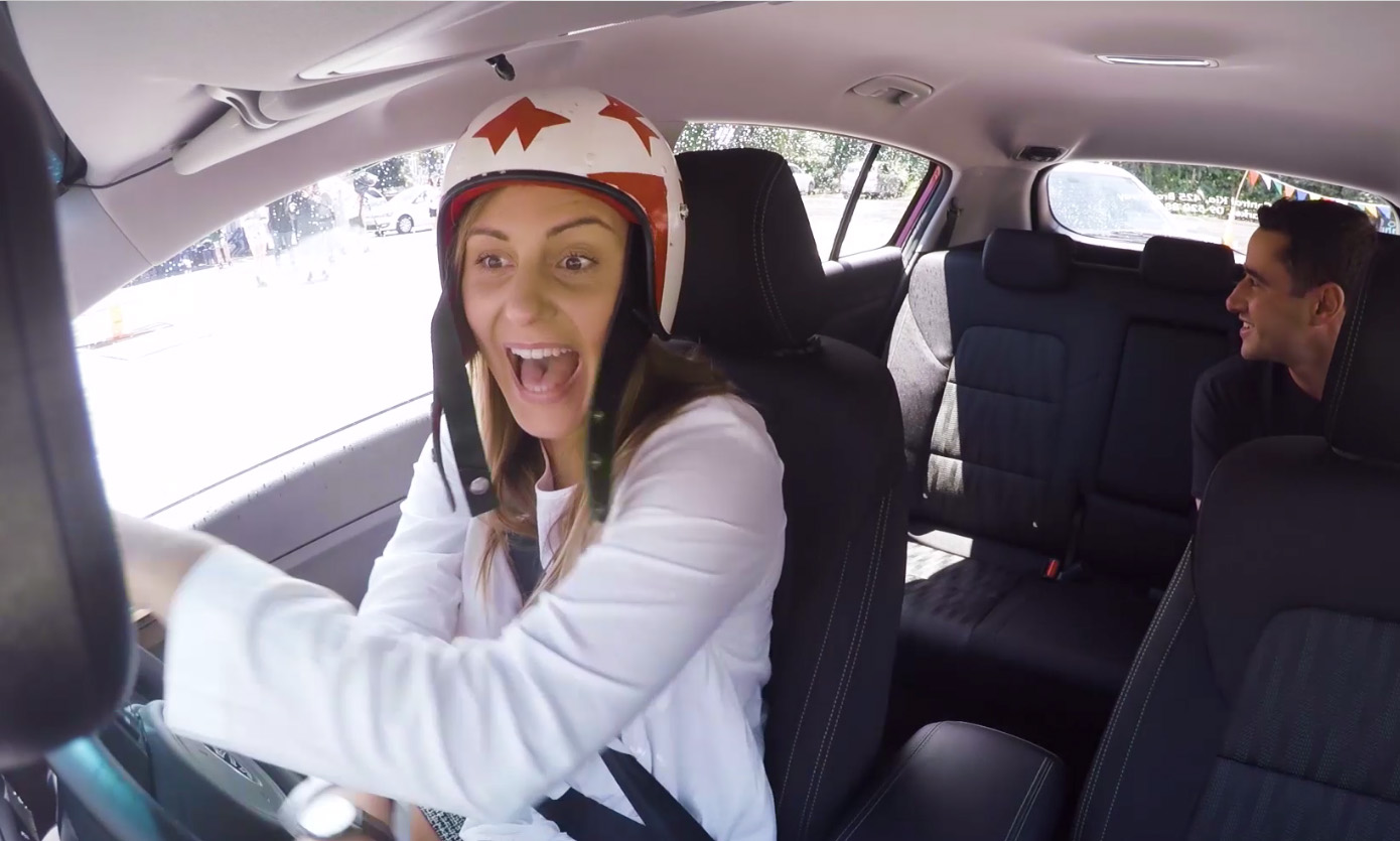 Georgia takes part in Driven's Parallel Parking Championship