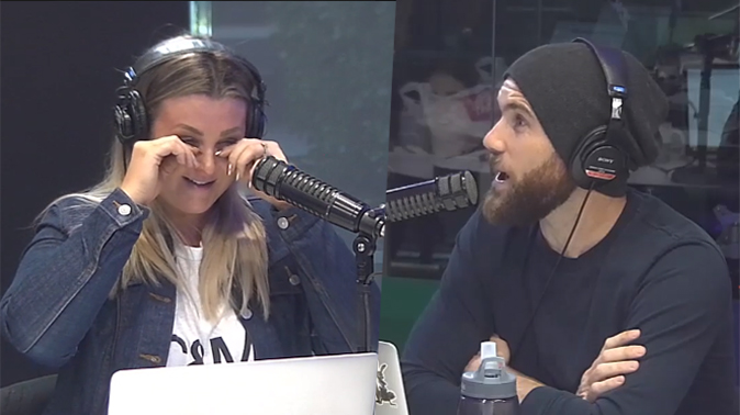 Vaughan reduces Megan to tears of laughter with this epic mispronunciation