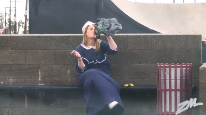 Watch what happens when Bree dresses up like a Gloriavale resident in their local town