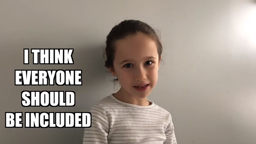 Indie's adorable class rep submission video