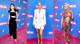 All the hottest red carpet looks from the 2018 MTV VMA's