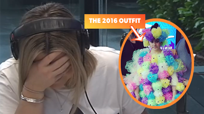 Fletch & Vaughan reveal the outfit 'design' they have prepared for Megan for NZ Fashion Week