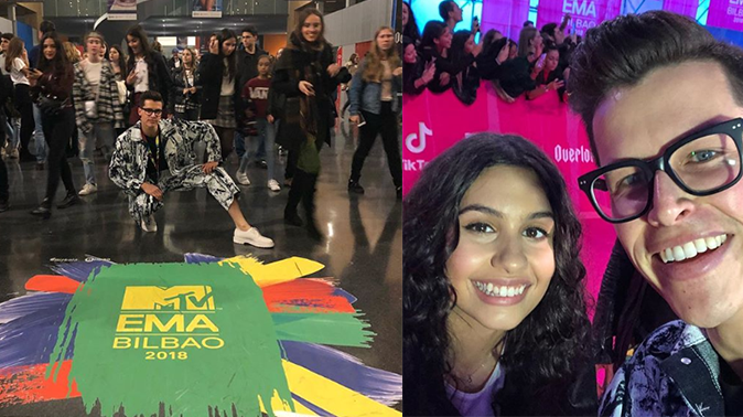 Cam hits the MTV EMA's in Spain!