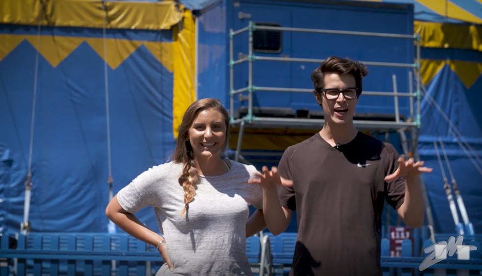 Cam and Georgia venture into the world of Kooza, Cirque Du Soleil