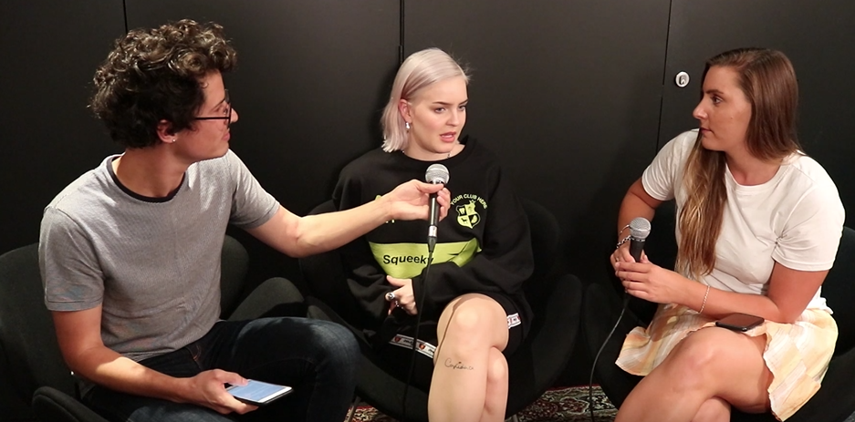 Cam and Georgia catch up with Anne-Marie!