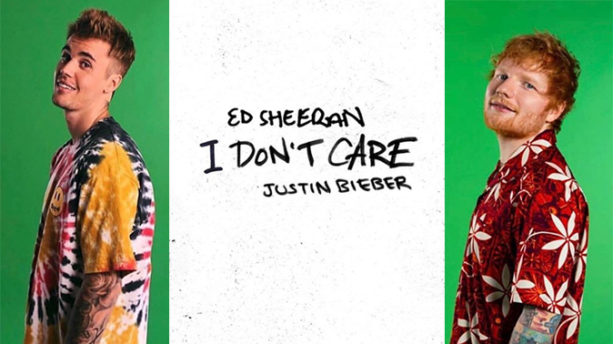 Ed Sheeran and Justin Bieber's "I Don't Care" just dropped!