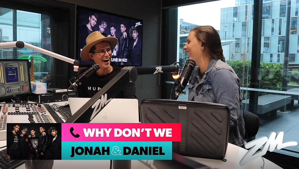 Jonah and Daniel from Why Don't We on ZMChart!