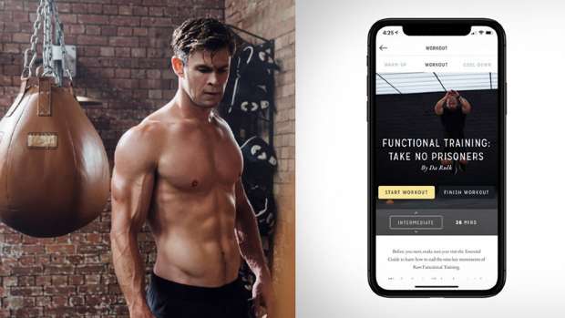 Workout With Chris Hemsworth Thanks To His Free Fitness App