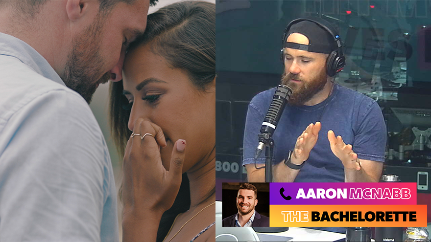 Aaron spills the tea on his post Bachelorette relationship with Lesina
