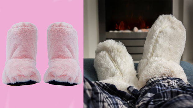 Microwave slippers exist and will save your feet this winter