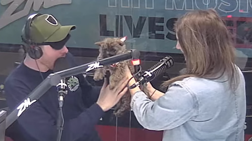 Clint meets Bree's new puppy Whitney for the first time!