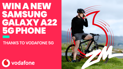 WIN A SAMSUNG GALAXY A22 5G PHONE THANKS TO VODAFONE!
