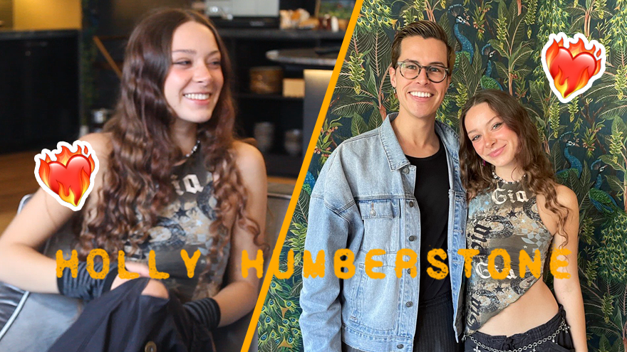 Cam caught up with Holly Humberstone as she touched down in Middle Earth!