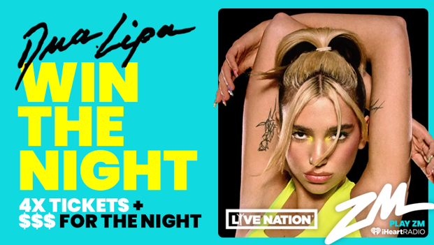 WIN THE NIGHT @ DUA LIPA FOR YOU & 4 MATES!