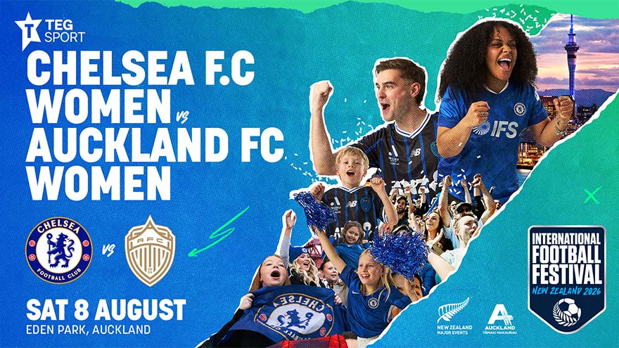 Chelsea FC Women are coming to Auckland!