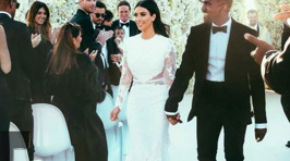 Kim Kardashian & Kanye West's First Wedding Photos