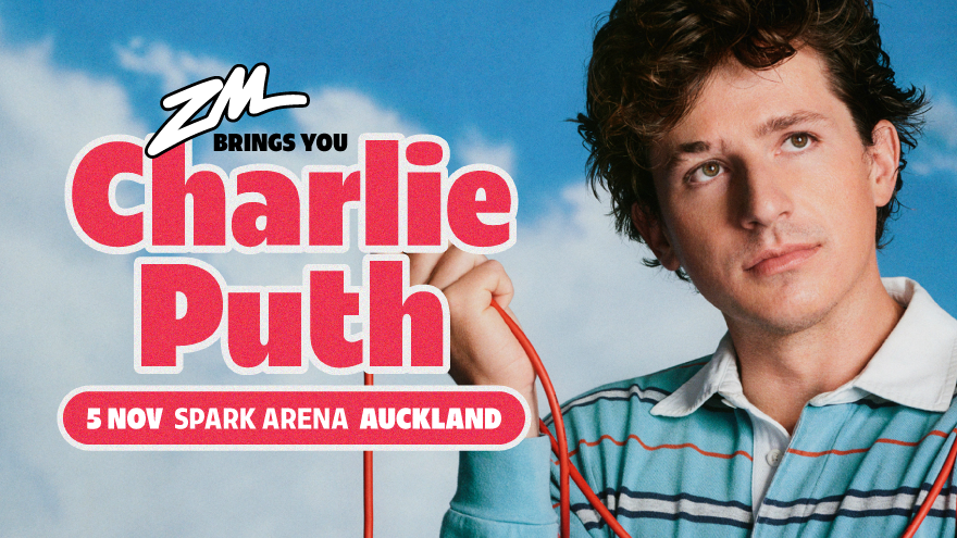 Charlie Puth is coming to NZ this November