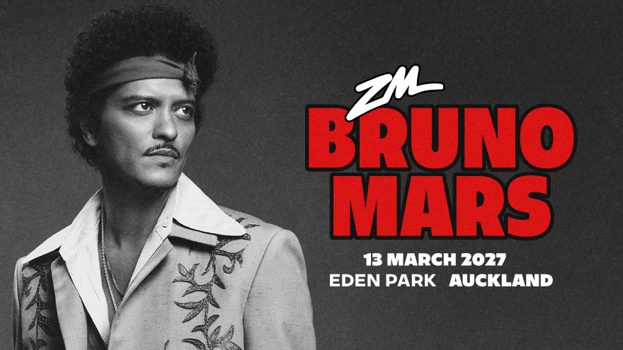 ZM brings you Bruno Mars live in New Zealand