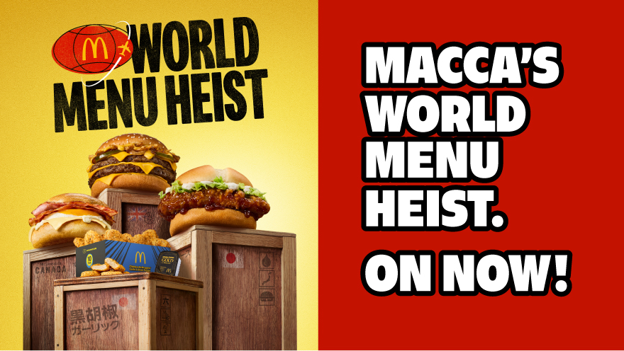 WIN with Macca's World Menu Heist