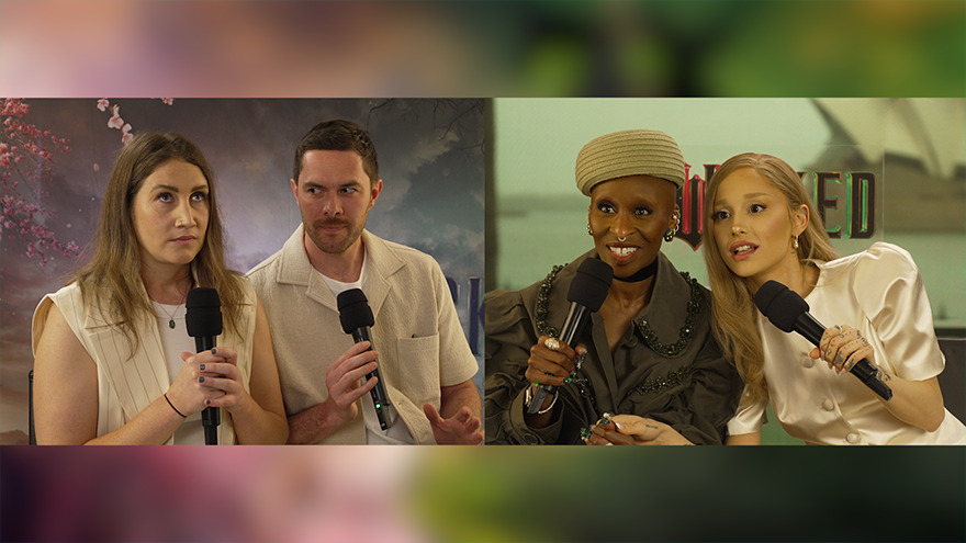 EXCLUSIVE: Bree & Clint interview Ariana Grande & Cynthia Erivo