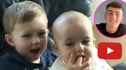 Fletch, Vaughan & Hayley Chat To Charlie From 'Charlie Bit My Finger'
