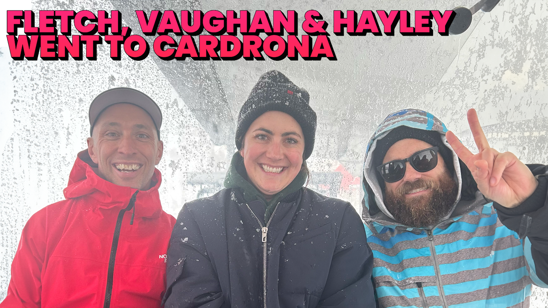 Fletch, Vaughan and Hayley went to Cardrona!