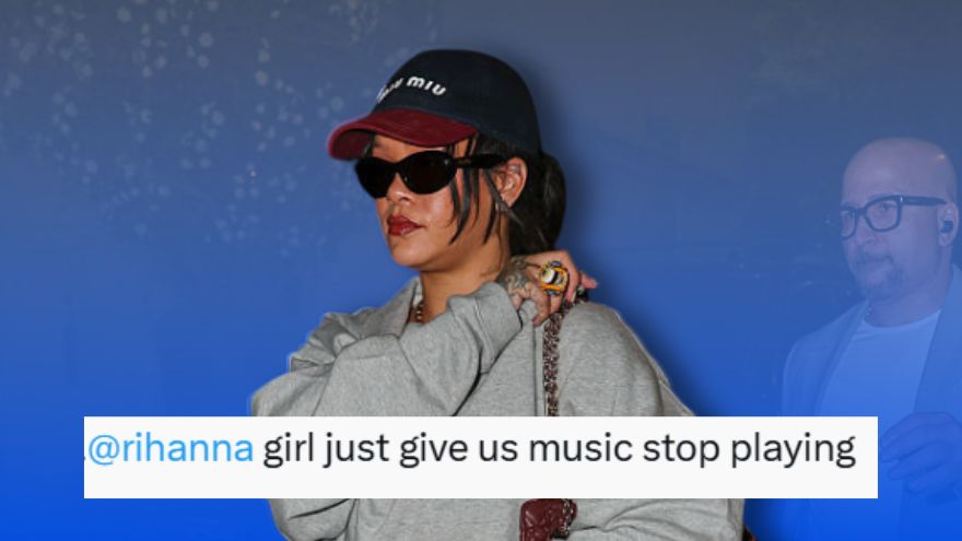 Rihanna reposts about her long-awaited album