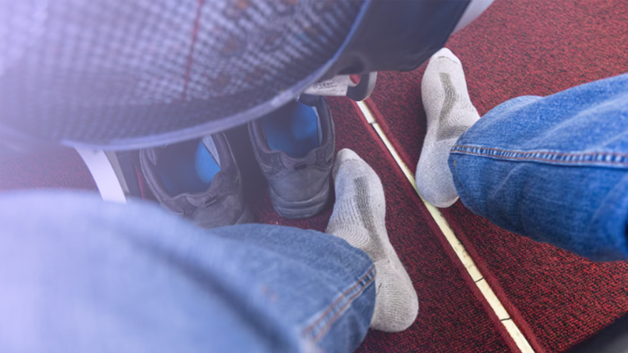 Airline etiquette: Should you keep shoes on during flights?