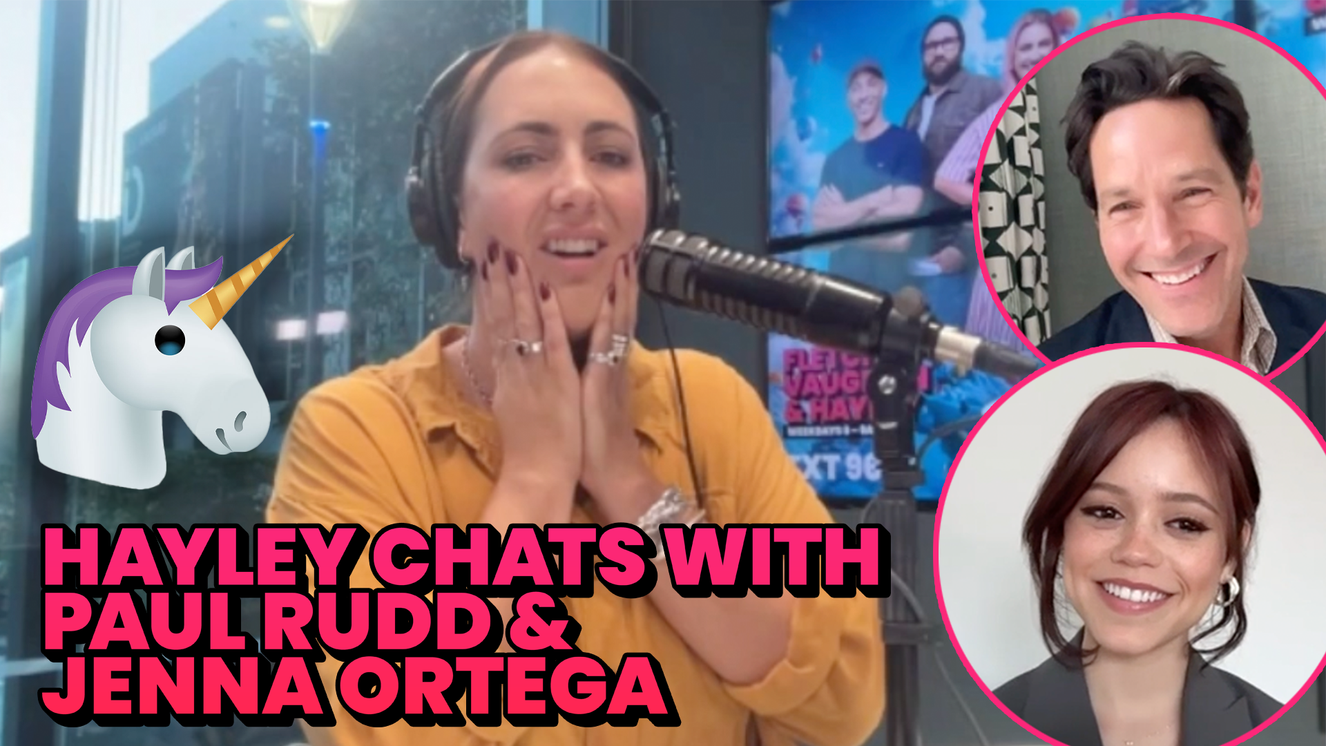 Hayley Chats With Paul Rudd & Jenna Ortega
