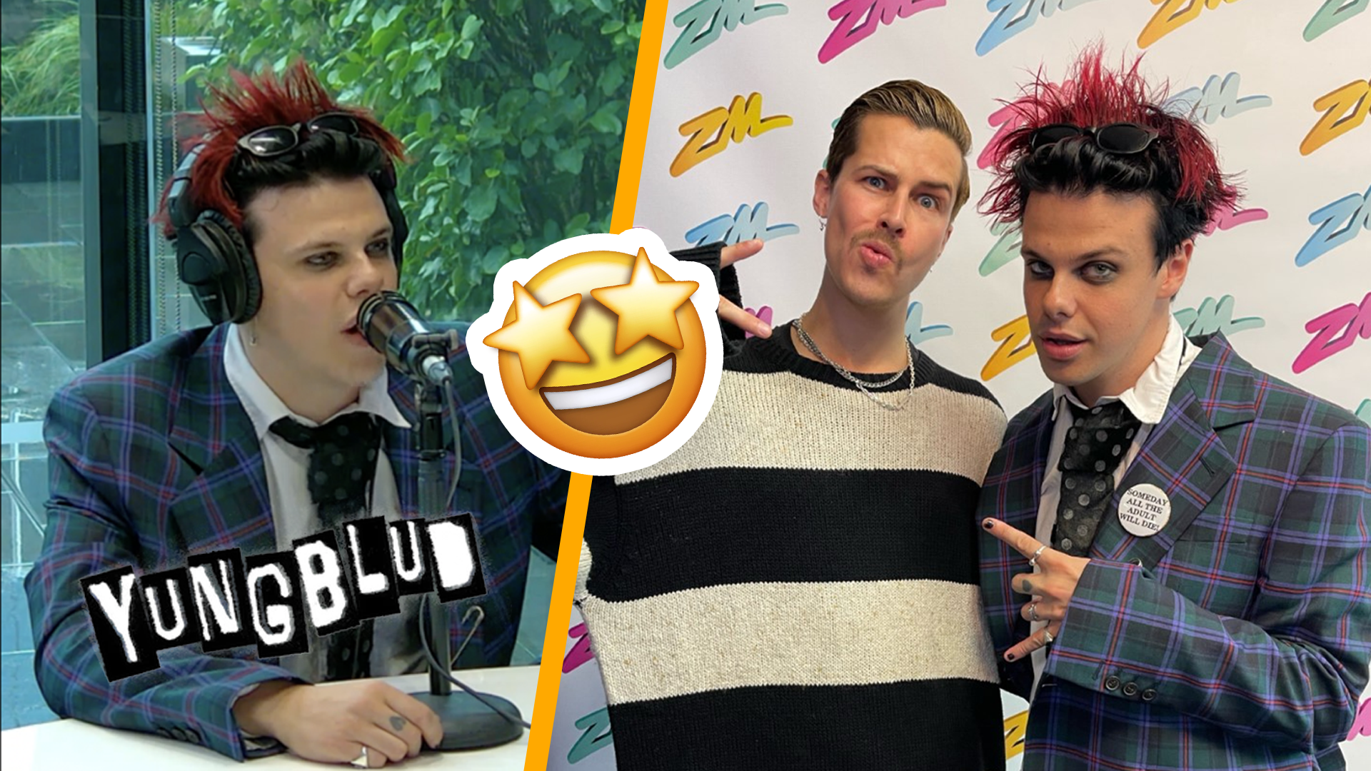 'What chaotic radio!' Yungblud talks wanting to do a shoey and not wanting to become a 'rockstar'