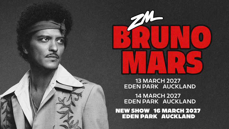 ZM brings you Bruno Mars live in New Zealand