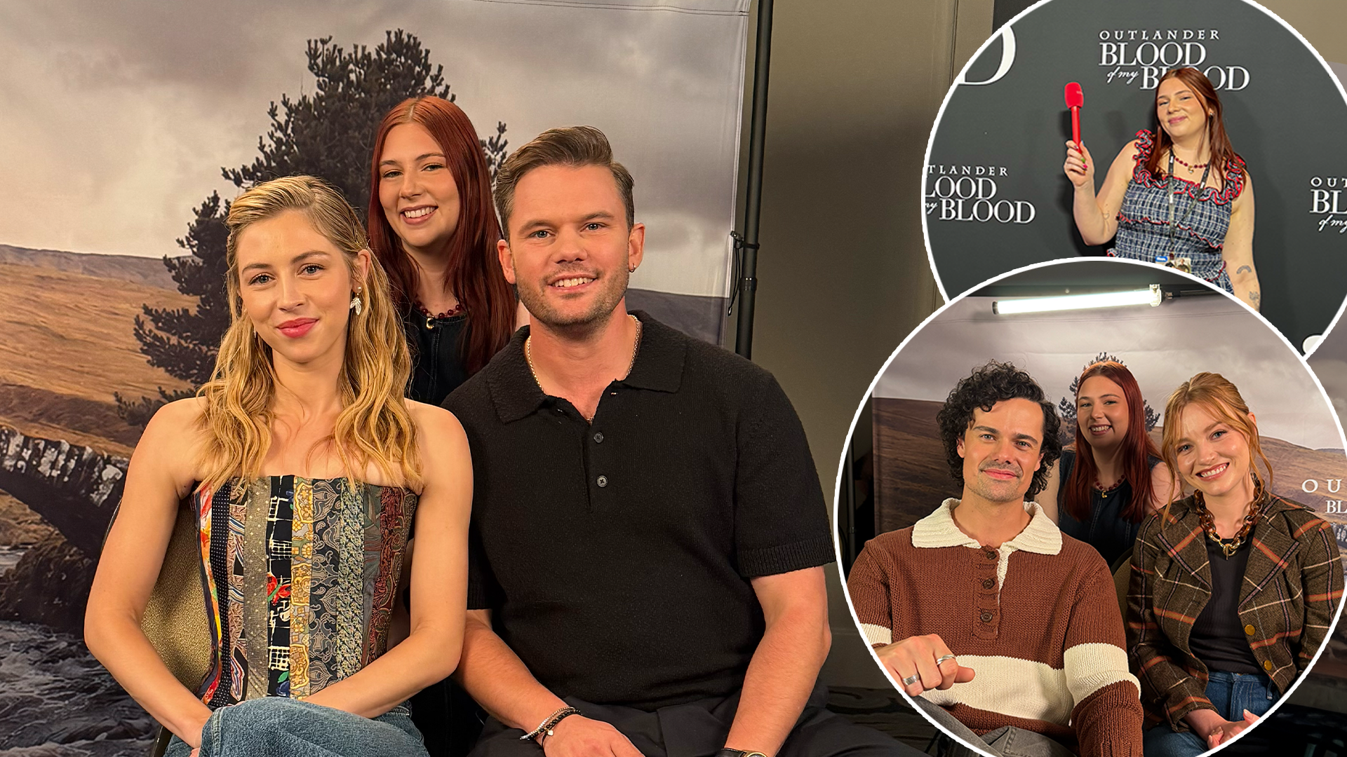 Producer Carwen chats to the cast of Outlander: Blood of my Blood