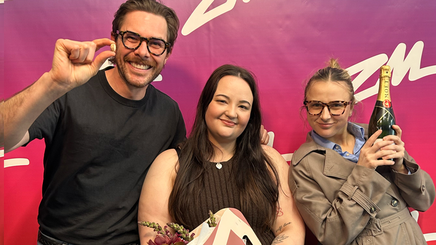 Our $50,000 Secret Sound winner Emma visited us in studio!